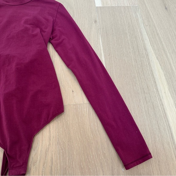 Free people Revolve FP Intimately Straps In The Back Bodysuit Wine Red Pink - Picture 12 of 16